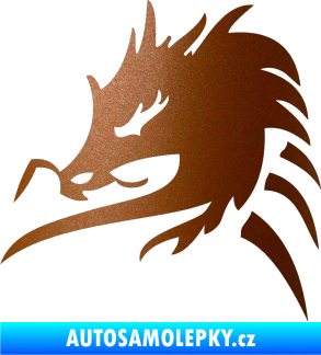 Samolepka Dragon 044 levá měděná metalíza