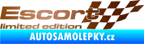 Samolepka Escort limited edition pravá měděná metalíza