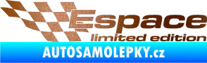 Samolepka Espace limited edition levá měděná metalíza