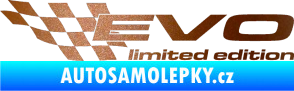 Samolepka Evo limited edition levá měděná metalíza