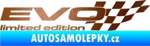Samolepka Evo limited edition pravá měděná metalíza