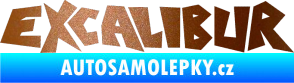 Samolepka Excalibur měděná metalíza