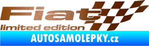 Samolepka Fiat limited edition pravá měděná metalíza