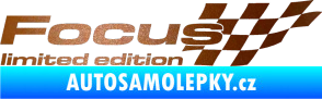 Samolepka Focus limited edition pravá měděná metalíza