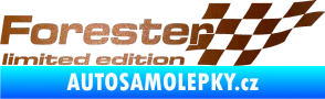 Samolepka Forester limited edition pravá měděná metalíza