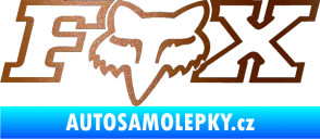 Samolepka Fox 001 měděná metalíza