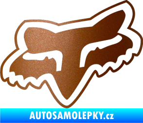 Samolepka Fox 003 měděná metalíza