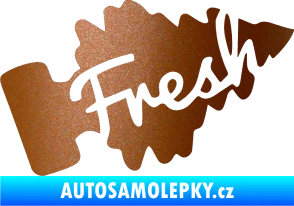 Samolepka Fresh 001 měděná metalíza