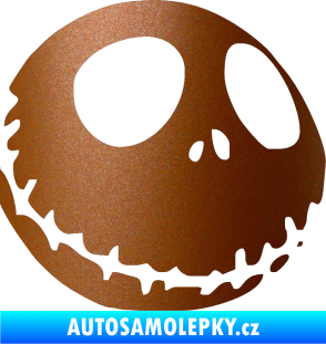 Samolepka Halloween 002 pravá měděná metalíza