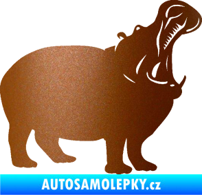 Samolepka Hroch 002 pravá měděná metalíza