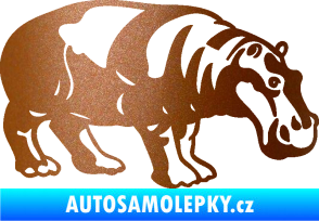 Samolepka Hroch 003 pravá měděná metalíza