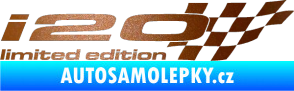 Samolepka i20 limited edition pravá měděná metalíza