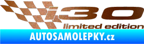 Samolepka i30 limited edition levá měděná metalíza