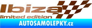 Samolepka Ibiza limited edition pravá měděná metalíza