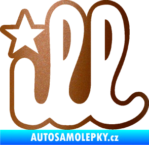 Samolepka ILL 002 měděná metalíza