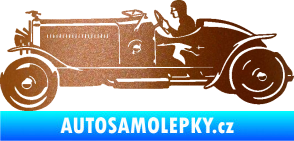 Samolepka Interiér 007 levá auto měděná metalíza