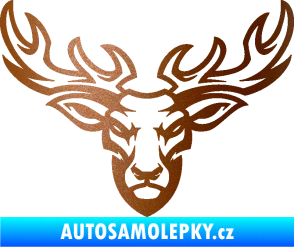 Samolepka Jelen 006 měděná metalíza