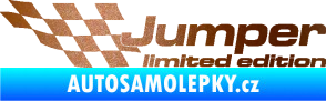 Samolepka Jumper limited edition levá měděná metalíza