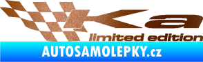 Samolepka Ka limited edition levá měděná metalíza