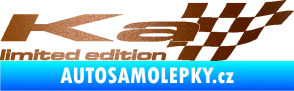 Samolepka Ka limited edition pravá měděná metalíza