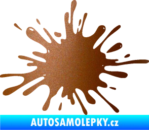 Samolepka Kaňka 002 levá měděná metalíza