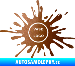 Samolepka Kaňka 003 znak měděná metalíza