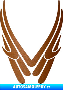 Samolepka Kapota 011 měděná metalíza