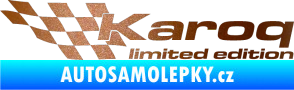 Samolepka Karoq limited edition levá měděná metalíza
