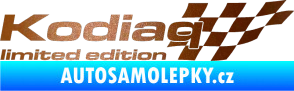 Samolepka Kodiaq limited edition pravá měděná metalíza