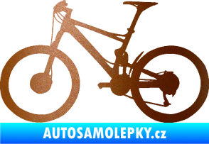 Samolepka Kolo 001 levá - (horské kolo) měděná metalíza