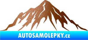 Samolepka Krajina hory 010 levá měděná metalíza