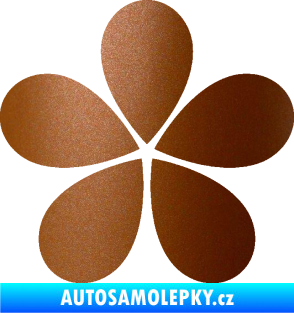 Samolepka Květina dekor 031 měděná metalíza