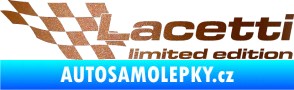 Samolepka Lacetti limited edition levá měděná metalíza