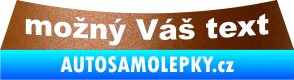 Samolepka Lada 2101 - přední měděná metalíza
