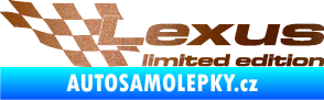 Samolepka Lexus limited edition levá měděná metalíza