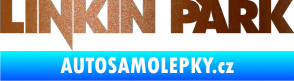 Samolepka Linkin Park 002 měděná metalíza