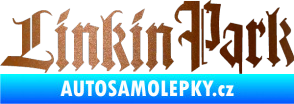 Samolepka Linkin Park 004 měděná metalíza
