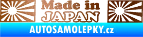 Samolepka Made in Japan 002 měděná metalíza