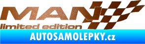 Samolepka MAN limited edition pravá měděná metalíza