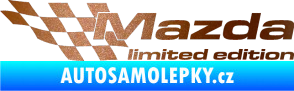 Samolepka Mazda limited edition levá měděná metalíza