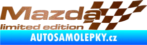 Samolepka Mazda limited edition pravá měděná metalíza