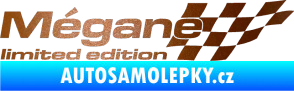 Samolepka Mégane limited edition pravá měděná metalíza