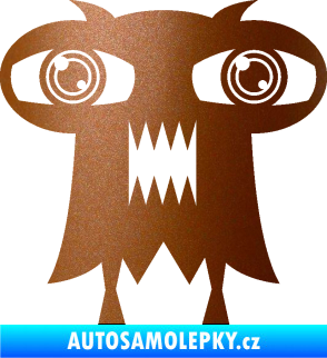Samolepka Monstrum 003 pravá měděná metalíza