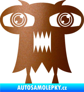 Samolepka Monstrum 003 levá měděná metalíza