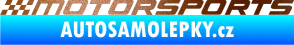 Samolepka Motorsports 001 měděná metalíza