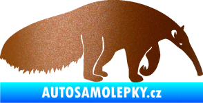 Samolepka Mravenečník 001 pravá měděná metalíza