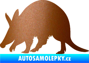 Samolepka Mravenečník 002 levá měděná metalíza