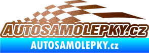 Samolepka Nálepka na auto - www.autosamolepky.cz 003 měděná metalíza
