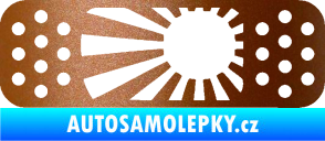 Samolepka Náplast 002 levá měděná metalíza