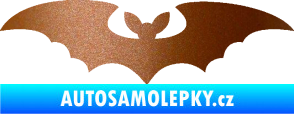 Samolepka Netopýr 006 měděná metalíza